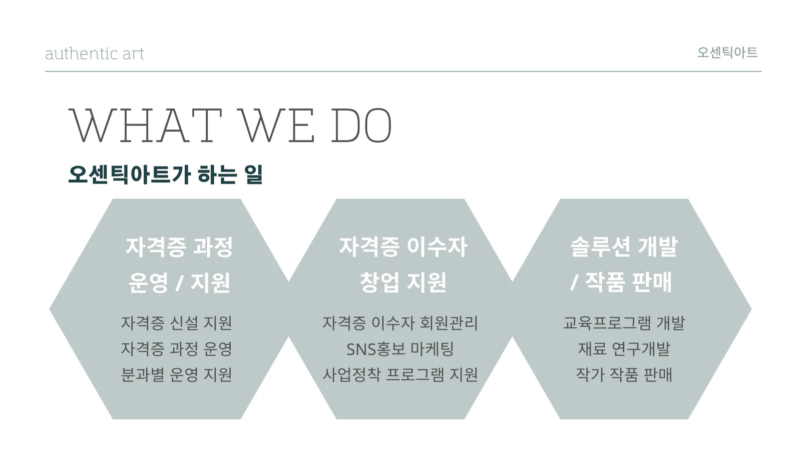 (주) 오센틱아트 홈페이지
